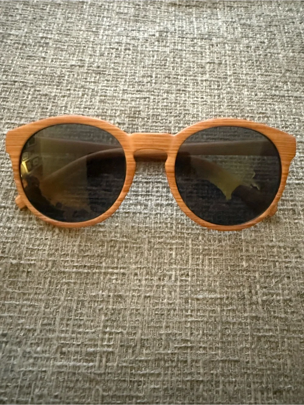 NEW Belvedere Organic Infusions Wood Grain Sunglasses Round Unisex Promotional